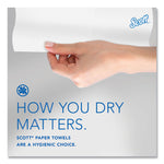 Pro Hard Roll Paper Towels with Absorbency Pockets, for Scott Pro Dispenser, Blue Core Only, 1-Ply, 7.5" x 900 ft, 6 Rolls/CT