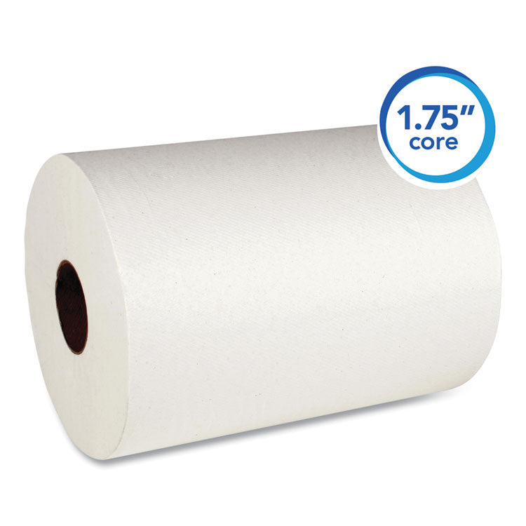 Slimroll Towels, Absorbency Pockets, 8" x 580 ft, White, 6 Rolls/Carton
