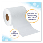 Clean Care Bathroom Tissue, Septic Safe, 1-Ply, White, 170 Sheets/roll, 48 Rolls/carton