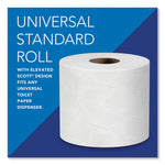 Essential Standard Roll Bathroom Tissue for Business, Septic Safe, 2-Ply, White, 550 Sheets/Roll, 80/Carton