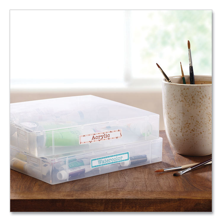 Mini-Sheets Permanent File Folder Labels, 0.66 X 3.44, White, 12/sheet, 25 Sheets/pack