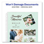 Quick-Load Heavyweight Sheet Protector, Side: 3-Hole Punched, Top/Side Load 8.5 x 11 Insert, Nonglare Clear Front, 50/Box