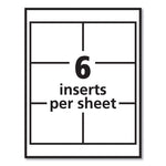 Necklace-Style Badge Holder W/laser/inkjet Insert, Top Load, 4 X 3, We, 100/box