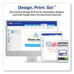 Clip-Style Name Badge Holder With Laser/inkjet Insert, Top Load, 4 X 3, White, 100/box