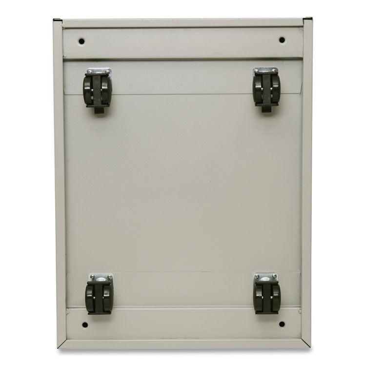 File Pedestal With Full-Length Pull, Left Or Right, 3-Drawers: Box/box/file, Legal/letter, Putty, 14.96" X 19.29" X 27.75"