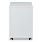 File Pedestal With Full-Length Pull, Left Or Right, 2-Drawers: Box/file, Legal/letter, Light Gray, 14.96" X 19.29" X 21.65"