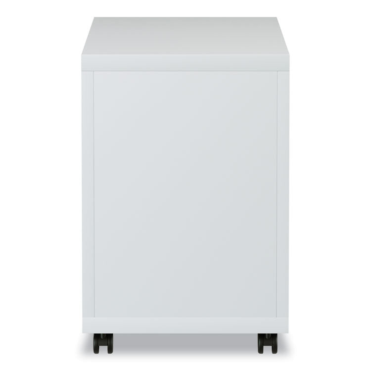 File Pedestal With Full-Length Pull, Left Or Right, 2-Drawers: Box/file, Legal/letter, Light Gray, 14.96" X 19.29" X 21.65"