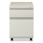 File Pedestal With Full-Length Pull, Left Or Right, 2-Drawers: Box/file, Legal/letter, Putty, 14.96" X 19.29" X 21.65"