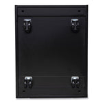 File Pedestal With Full-Length Pull, Left Or Right, 2 Legal/letter-Size File Drawers, Black, 14.96" X 19.29" X 27.75"