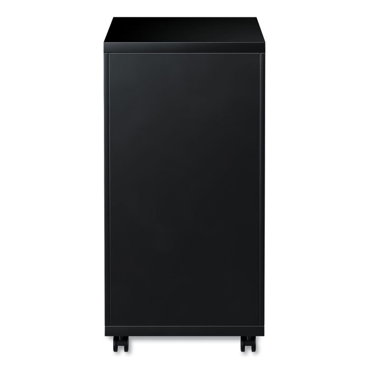 File Pedestal With Full-Length Pull, Left Or Right, 2 Legal/letter-Size File Drawers, Black, 14.96" X 19.29" X 27.75"