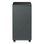 File Pedestal With Full-Length Pull, Left Or Right, 2 Legal/letter-Size File Drawers, Charcoal, 14.96" X 19.29" X 27.75"