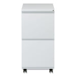 File Pedestal With Full-Length Pull, Left Or Right, 2 Legal/letter-Size File Drawers, Light Gray, 14.96" X 19.29" X 27.75"