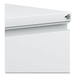 File Pedestal With Full-Length Pull, Left Or Right, 2 Legal/letter-Size File Drawers, Light Gray, 14.96" X 19.29" X 27.75"