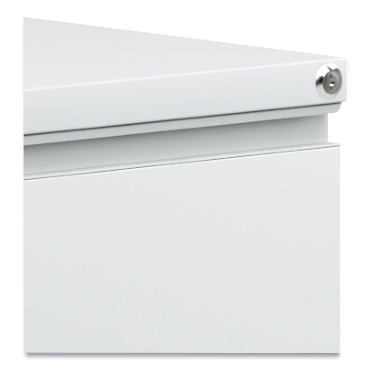 File Pedestal With Full-Length Pull, Left Or Right, 2 Legal/letter-Size File Drawers, Light Gray, 14.96" X 19.29" X 27.75"