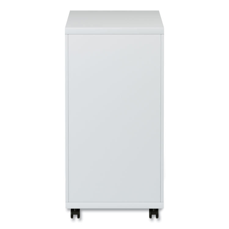 File Pedestal With Full-Length Pull, Left Or Right, 2 Legal/letter-Size File Drawers, Light Gray, 14.96" X 19.29" X 27.75"