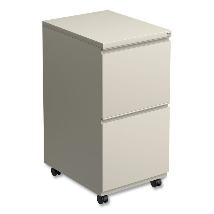 File Pedestal With Full-Length Pull, Left Or Right, 2 Legal/letter-Size File Drawers, Putty, 14.96" X 19.29" X 27.75"
