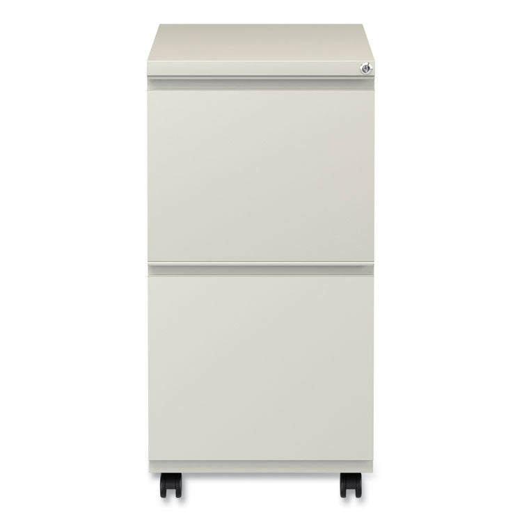 File Pedestal With Full-Length Pull, Left Or Right, 2 Legal/letter-Size File Drawers, Putty, 14.96" X 19.29" X 27.75"