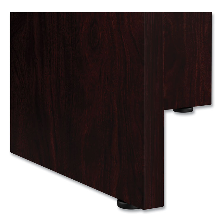 Alera Valencia Round Conference Table with Legs, 42" Diameter x 29.5h, Mahogany