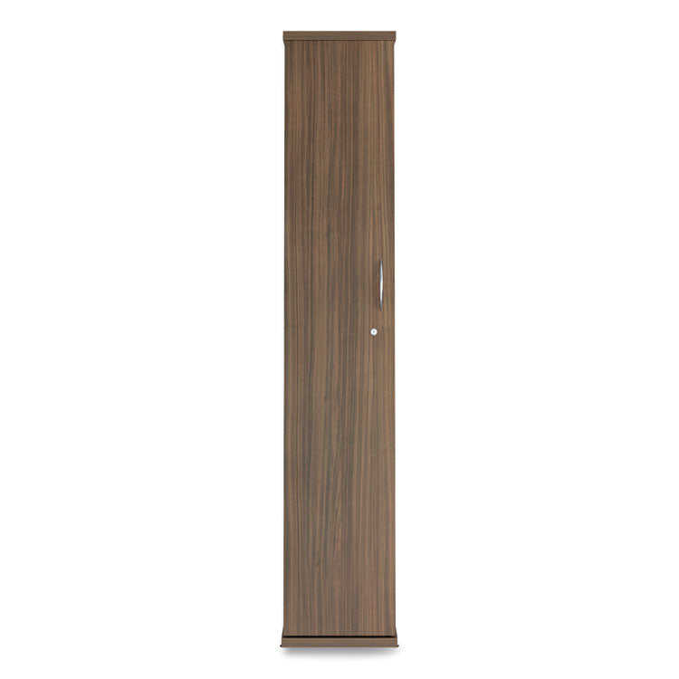 Alera Valencia Series Wardrobe, 11.88w x 22.78d x 65h, Modern Walnut