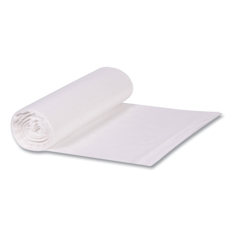 High-Density Waste Can Liners, 4 gal, 6 mic, 17" x 18", Natural, 2,000/Carton