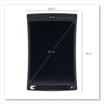 Jot 8.5 Reusable Writing Tablet, 8.5" LCD Screen, 6.75" x 0.62" x 10.37", Gray