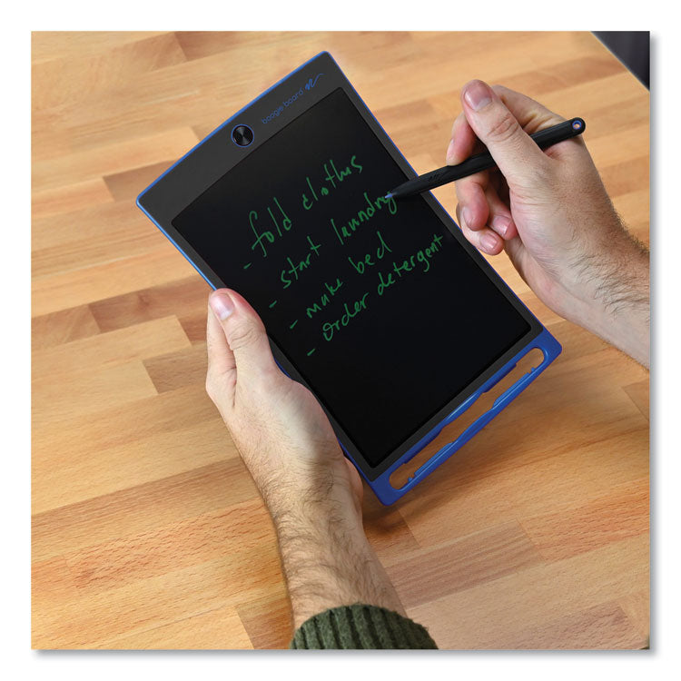Jot 8.5 Reusable Writing Tablet, 8.5" LCD Screen, 6.75" x 0.62" x 10.37", Blue/Black