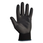 G40 Polyurethane Coated Gloves, EN388: 3131X, 15" Long, Medium, Black, 12 Pairs