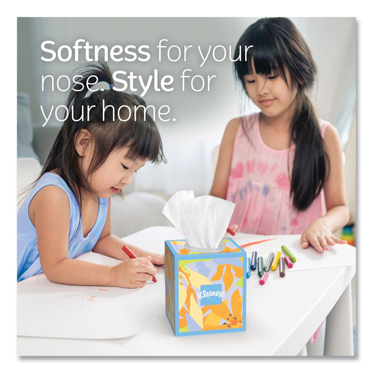 Lotion Facial Tissue, 3-Ply, White, 60 Sheets/Box, 27 Boxes/Carton