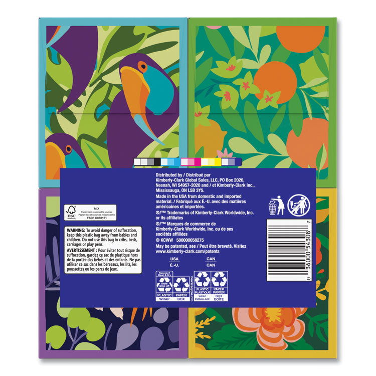 Ultra Soft Facial Tissue, 3-Ply, White, 60 Sheets/Box, 4 Boxes/Pack, 12 Packs/Carton