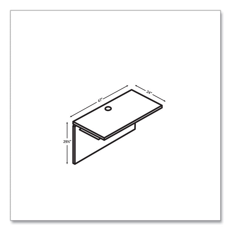 10500 Series Bridge, 47" x 24" x 29.5", Pinnacle