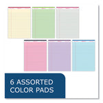 Enviroshades Legal Notepads, 50 Assorted 8.5 x 11.75 Sheets, 36 Notepads/Carton