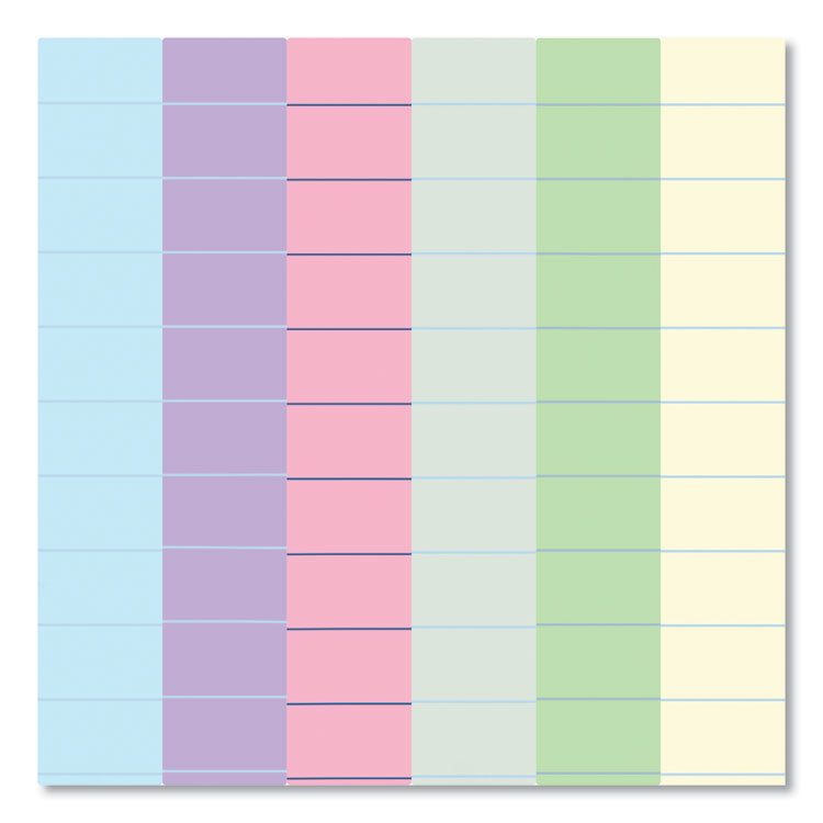 Enviroshades Legal Notepads, 50 Assorted 5 x 8 Sheets, 72 Notepads/Carton