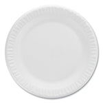Concorde Non-Laminated Foam Plates, 9" Dia, White, 125/pack