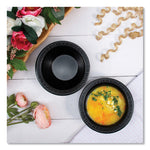 Quiet Classic Laminated Foam Dinnerware, Bowl, 12 oz, Black, 1,000/Carton