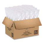 Cappuccino Dome Sipper Lids, Fits 30 oz to 32 oz Hot Cups, Plastic, Clear, 50/Pack, 20 Packs/Carton