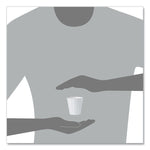 Paper Portion Cups, 3.5 oz, White, 100/Bag, 50 Bags/Carton