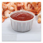 Paper Portion Cups, 5.5 oz, White, 250/Bag, 20 Bags/Carton