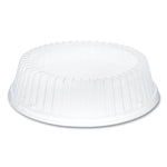 Dome Covers for Dinnerware, For 9" Foam Plates, Clear, Plastic, 125/Bag, 4 Bags/Carton