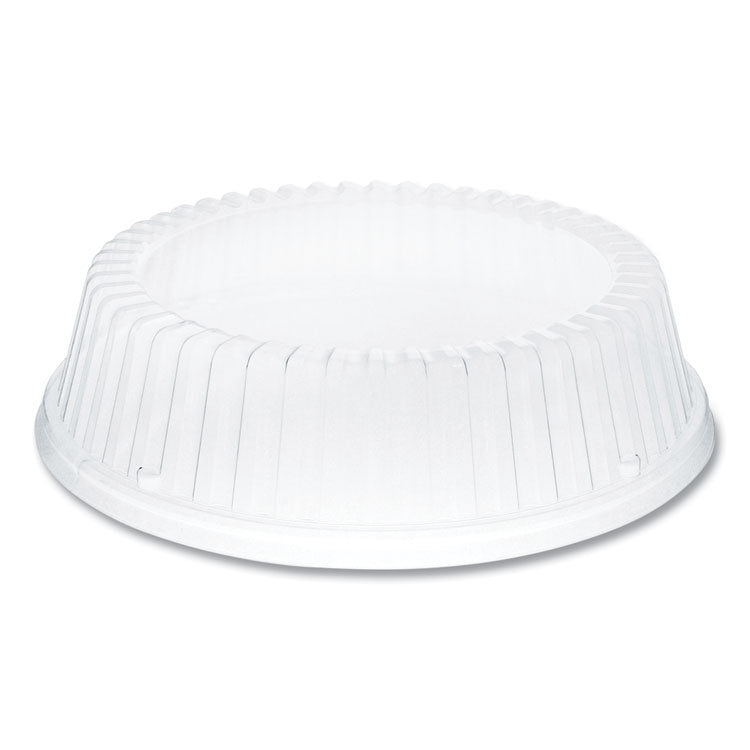 Dome Covers for Dinnerware, For 9" Foam Plates, Clear, Plastic, 125/Bag, 4 Bags/Carton
