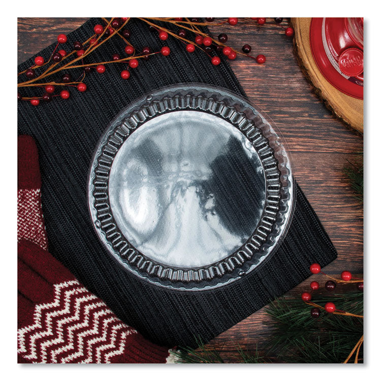 Dome Covers for Dinnerware, For 9" Foam Plates, Clear, Plastic, 125/Bag, 4 Bags/Carton