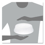 Dome Covers for Dinnerware, For 9" Foam Plates, Clear, Plastic, 125/Bag, 4 Bags/Carton