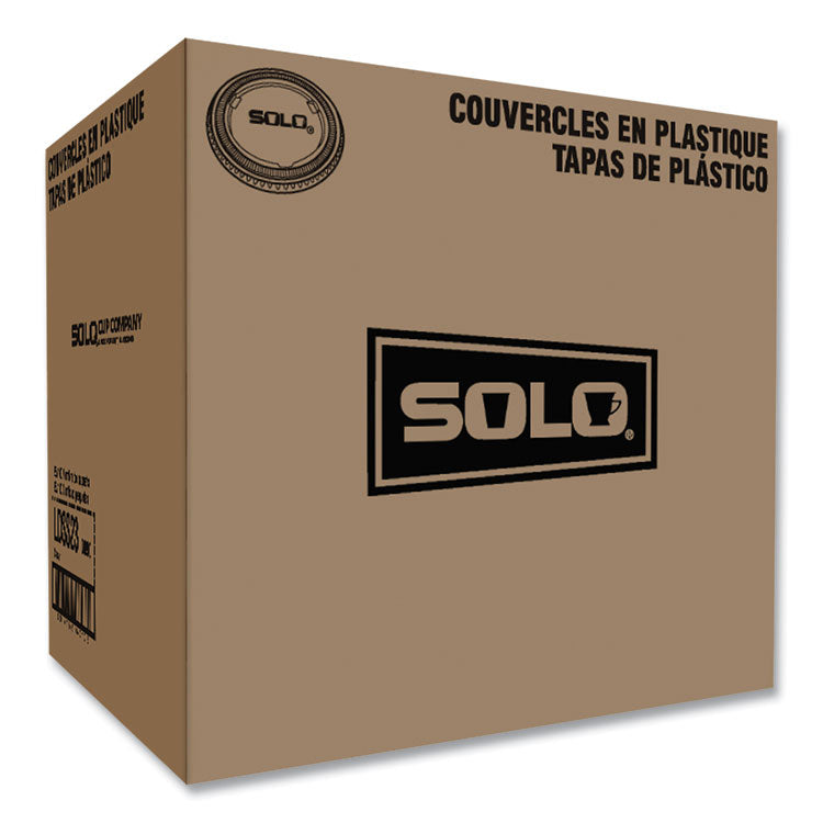 Snaptight Portion Cup Lids, Fits 2.5 oz to 3.5 oz Portion Cups, Plastic, Clear, 100/Sleeve, 25 Sleeves/Carton