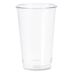 Ultra Clear PETE Cold Cups, 20 oz, Plastic, Clear, 50/Sleeve, 20 Sleeves/Carton