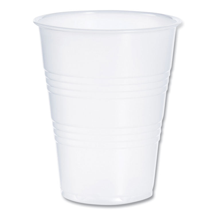 High-Impact Polystyrene Cold Cups, 9 oz, Plastic, Translucent, 100/Sleeve, 25 Sleeves/Carton