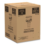 High-Impact Polystyrene Cold Cups, 9 oz, Plastic, Translucent, 100/Sleeve, 25 Sleeves/Carton