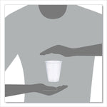 High-Impact Polystyrene Squat Cold Cups, 12 oz, Plastic, Translucent, 50/Sleeve, 20 Sleeves/Carton