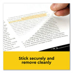 Transparent Notes, Unruled, 3" x 3", Transparent, 36 Sheets/Pad, 10 Pads/Pack