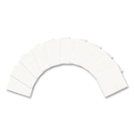 Transparent Notes, Unruled, 3" x 3", Transparent, 36 Sheets/Pad, 10 Pads/Pack