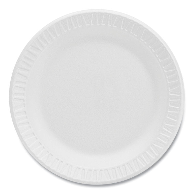 Concorde Foam Plate, 6" dia, White, 1,000/Carton