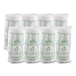 Quiet Classic Laminated Foam Dinnerware Plates, 6" dia, White, 125/Pack, 8 Packs/Carton